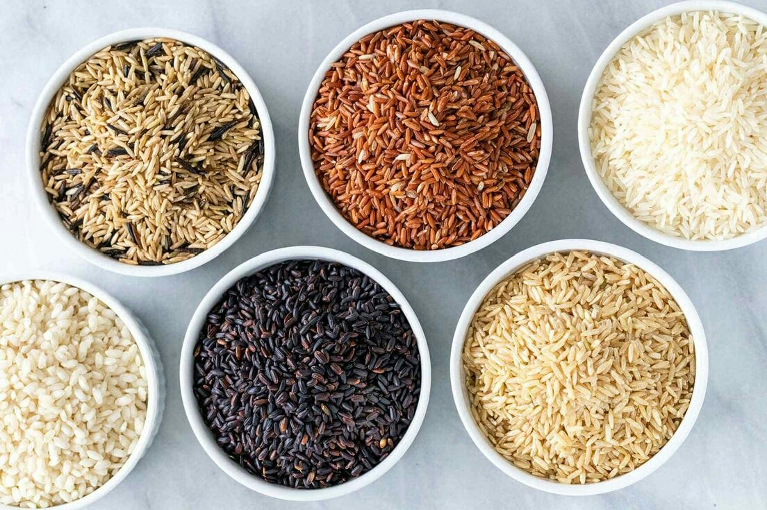 انواع مختلف برنج گیلانی 